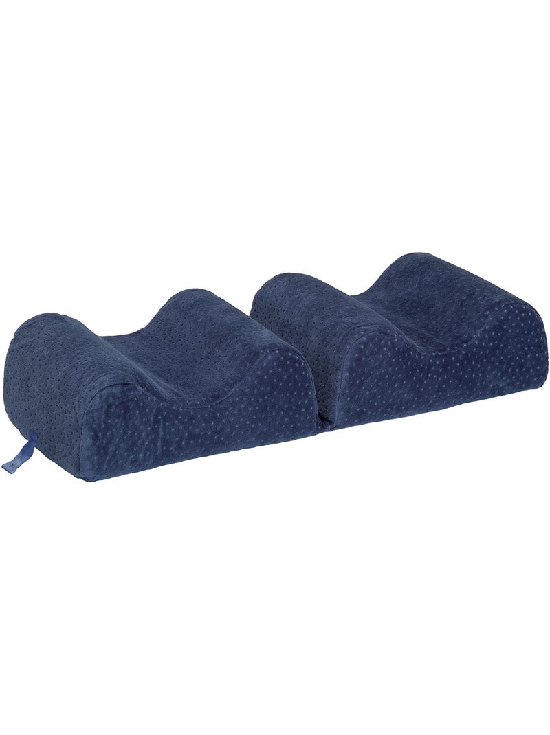 Almohada Viscoelástica Plegable para Piernas con Aloe Vera HOME Azul - Kiabi