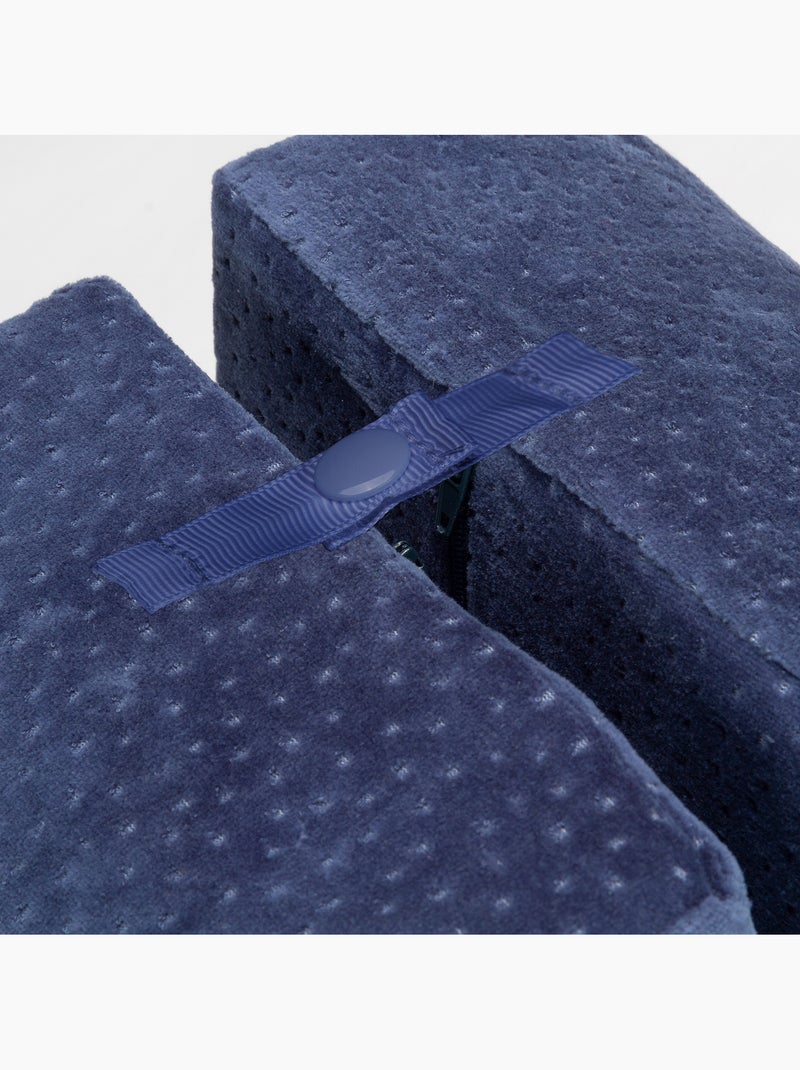 Almohada Viscoelástica Plegable para Piernas con Aloe Vera HOME Azul - Kiabi