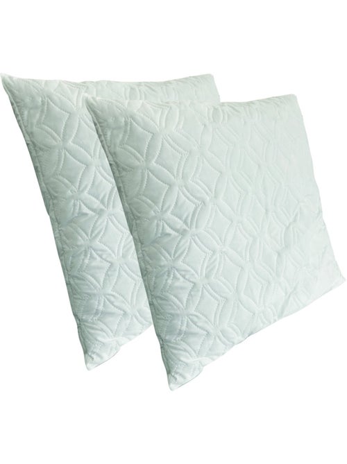 Almohadas de poliéster flocon mémoire de forme promo linge - Kiabi