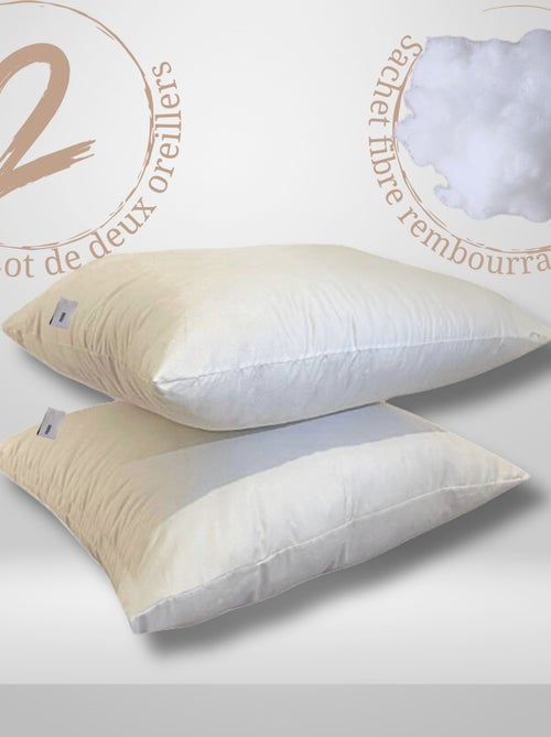 Almohadas de Poliéster moelleux PROMO LINGE - Kiabi