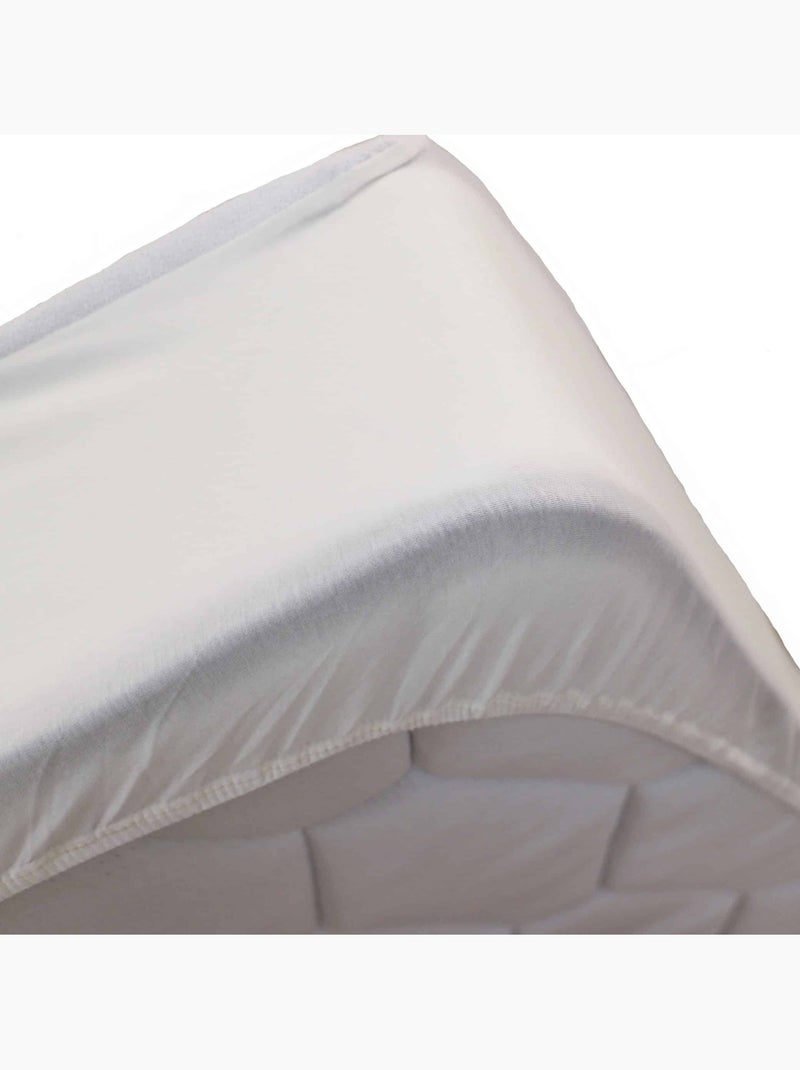 Almohadilla protectora de colchón impermeable con recubrimiento transpirable  SILENCIO Blanco - Kiabi