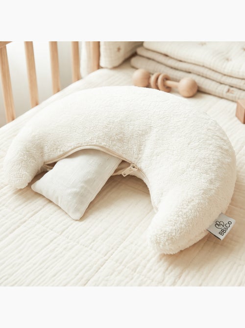 Almohadilla térmica bebé en forma de luna con semillas de colza | bb&co - Kiabi Almohadilla térmica bebé en forma de luna con semillas de colza | bb&co - Kiabi