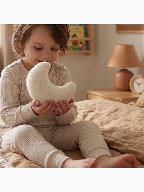 Almohadilla térmica bebé en forma de luna con semillas de colza | bb&co - Kiabi Almohadilla térmica bebé en forma de luna con semillas de colza | bb&co - Kiabi