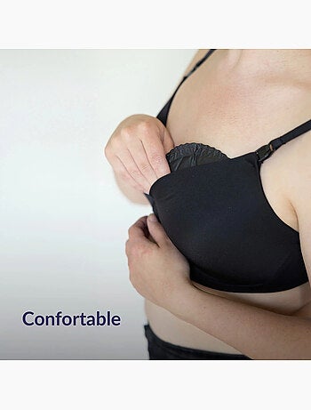 Almohadillas absorbentes de lactancia 40 piezas blanco y negro - Difrax