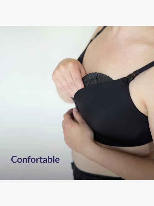 Almohadillas absorbentes de lactancia 40 piezas blanco y negro | Difrax - Kiabi