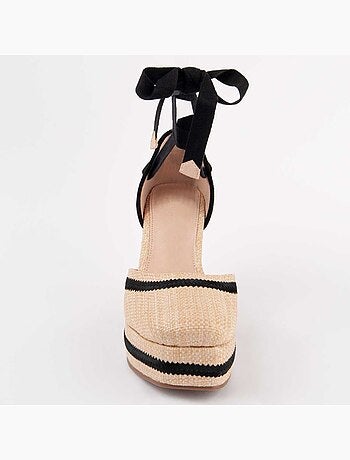 Alpargata De Cuña Para Mujer. Montevita Balenci