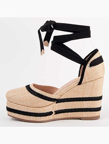 Alpargata De Cuña Para Mujer. Montevita Balenci