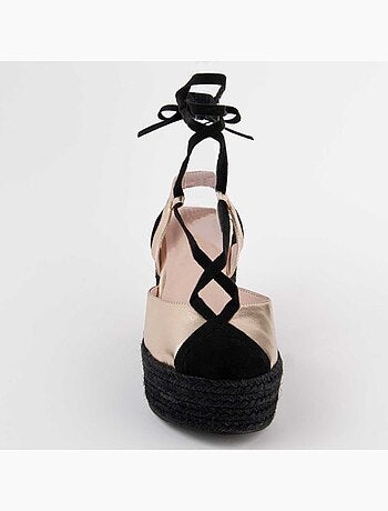 Alpargata De Cuña Para Mujer. Montevita Balenci