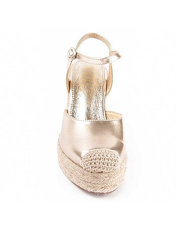 Alpargata De Cuña Para Mujer. Montevita Balenci