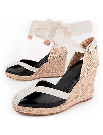 Alpargata De Cuña Para Mujer. Montevita Balenci