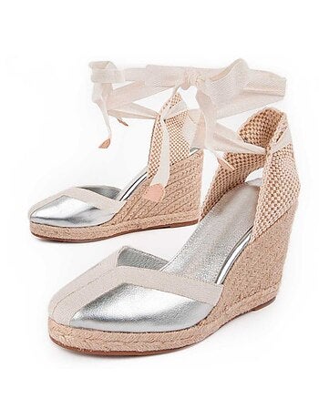 Alpargata De Cuña Para Mujer. Montevita Balenci