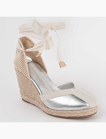 Alpargata De Cuña Para Mujer. Montevita Balenci