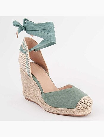 Alpargata De Cuña Para Mujer. Montevita Balenci