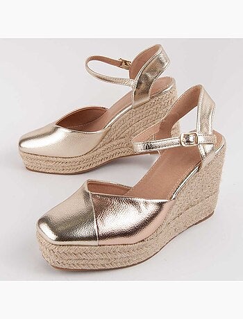 Alpargata De Cuña Para Mujer. Montevita Esparteo