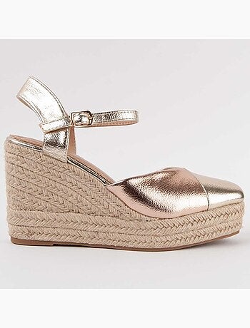 Alpargata De Cuña Para Mujer. Montevita Esparteo