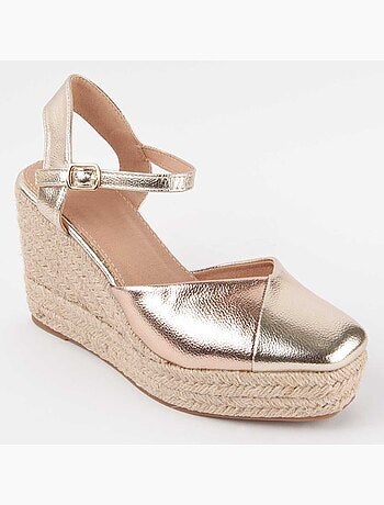 Alpargata De Cuña Para Mujer. Montevita Esparteo