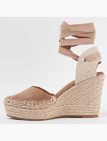 Alpargata De Cuña Para Mujer. Montevita Esparteo