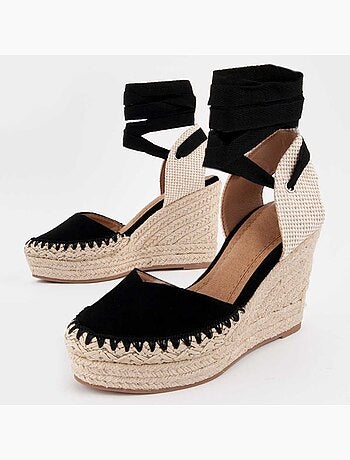 Alpargata De Cuña Para Mujer. Montevita Esparteo