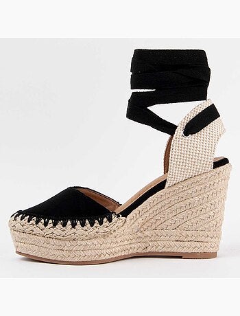 Alpargata De Cuña Para Mujer. Montevita Esparteo