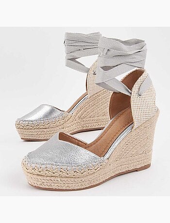 Alpargata De Cuña Para Mujer. Montevita Esparteo