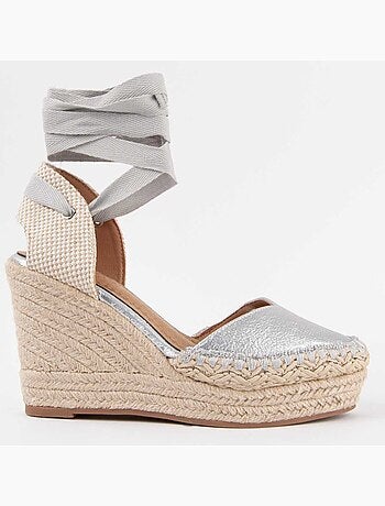 Alpargata De Cuña Para Mujer. Montevita Esparteo