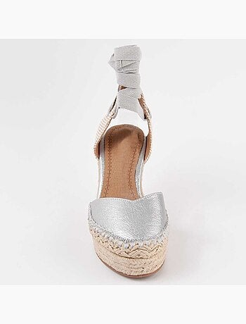 Alpargata De Cuña Para Mujer. Montevita Esparteo