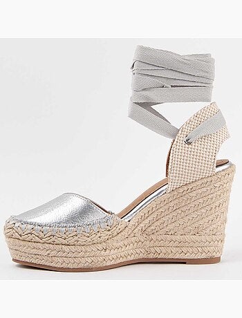 Alpargata De Cuña Para Mujer. Montevita Esparteo