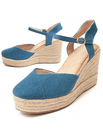 Alpargata De Cuña Para Mujer. Montevita Sisí