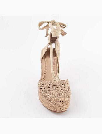 Alpargata De Cuña Para Mujer. Montevita Spartsum