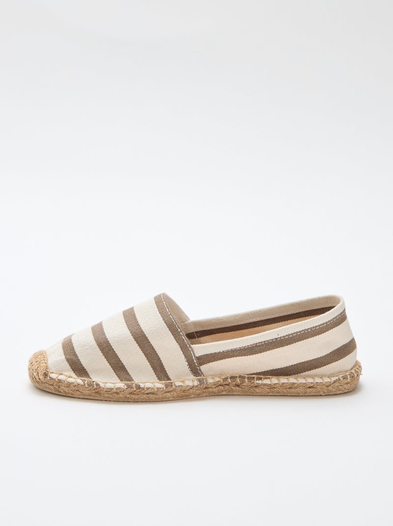 Alpargata de malla Kaki - Kiabi