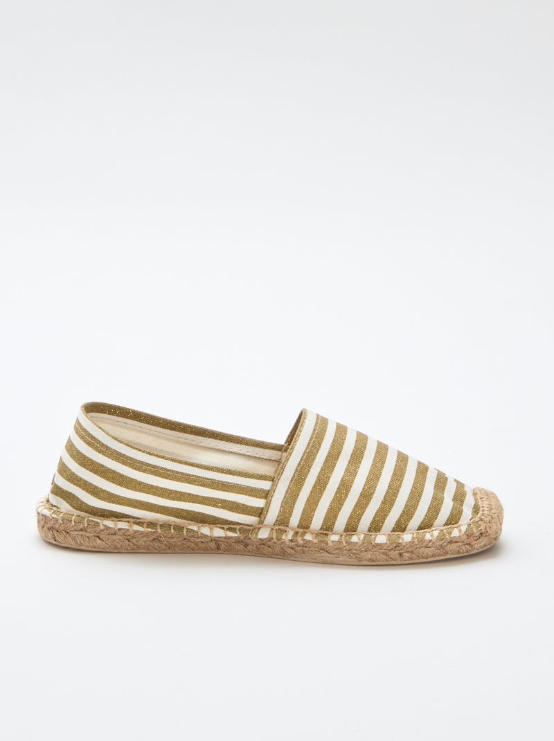 Alpargatas con estampado Amarillo - Kiabi