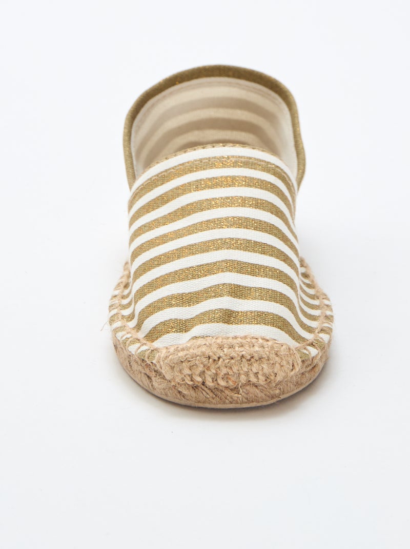 Alpargatas con estampado Amarillo - Kiabi
