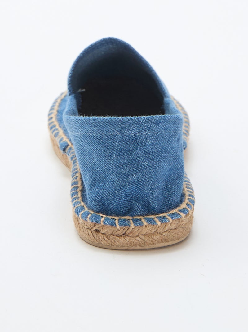 Alpargatas con estampado Azul - Kiabi