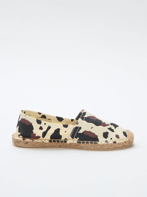 Alpargatas con estampado - Kiabi