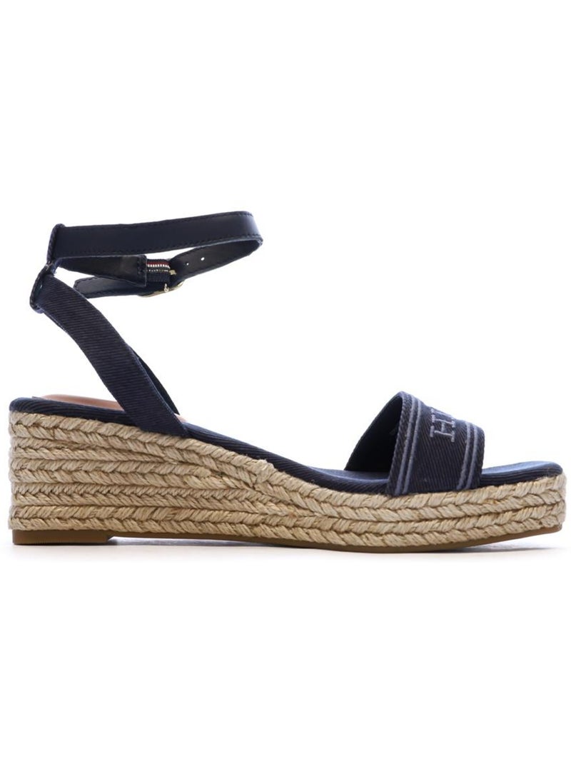 Alpargatas de cuña Tommy Hilfiger para mujer Azul marino - Kiabi