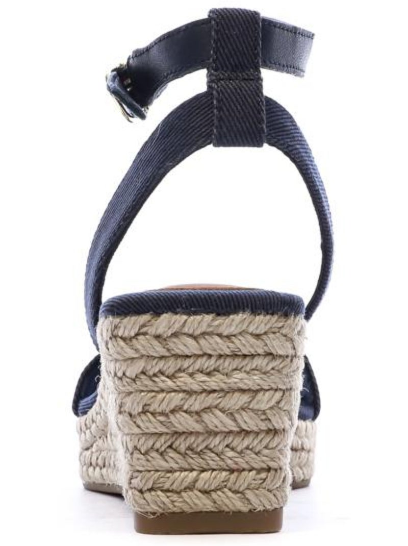 Alpargatas de cuña Tommy Hilfiger para mujer Azul marino - Kiabi