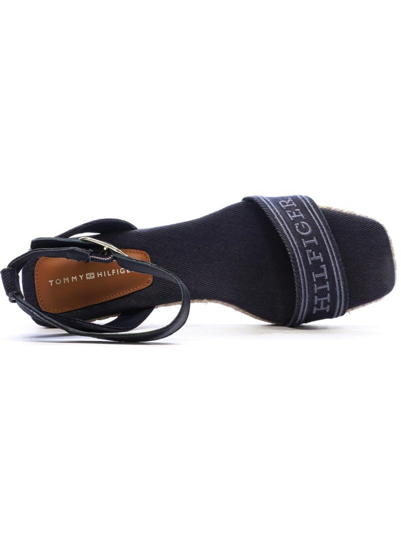 Alpargatas de cuña Tommy Hilfiger para mujer Azul marino - Kiabi