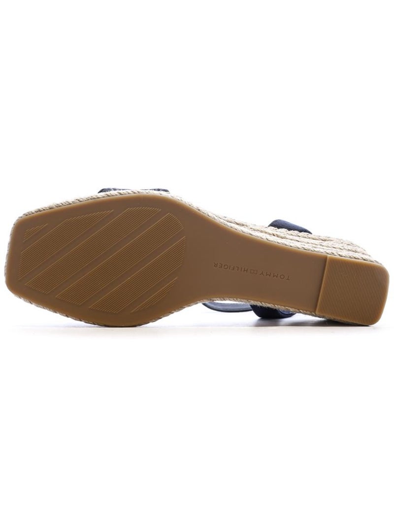 Alpargatas de cuña Tommy Hilfiger para mujer Azul marino - Kiabi
