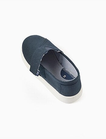 Alpargatas de lino con tira autoadherente