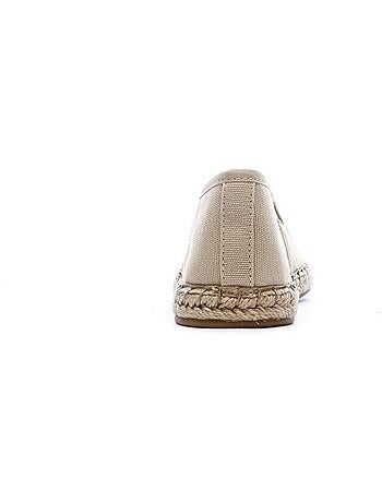 Alpargatas de lona con bandera tommy hilfiger para mujer