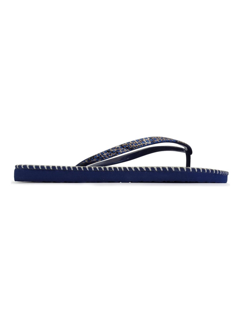 Alpargatas de mujer Brasileras con suela de goma Azul - Kiabi