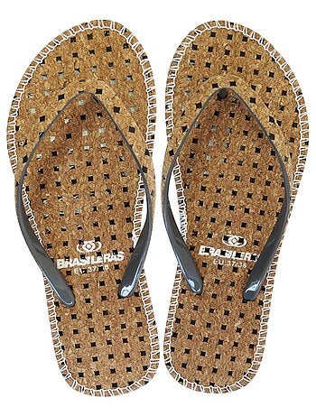 Alpargatas de mujer Brasileras con suela de goma