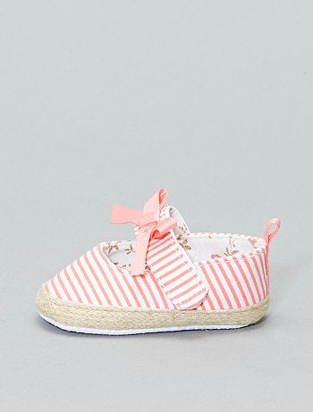 Niña 0-36 meses - Alpargatas de rayas - Kiabi