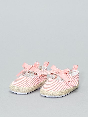 Niña 0-36 meses - Alpargatas de rayas - Kiabi