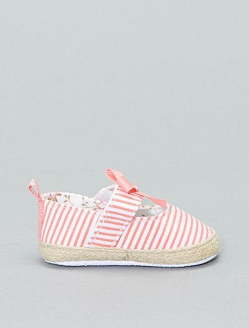 Niña 0-36 meses - Alpargatas de rayas - Kiabi