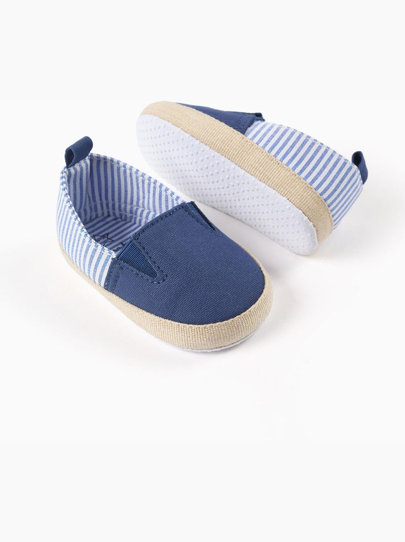 Alpargatas de tela a rayas Multicolor - Kiabi