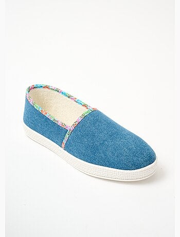 Alpargatas denim ancho confort - Afibel