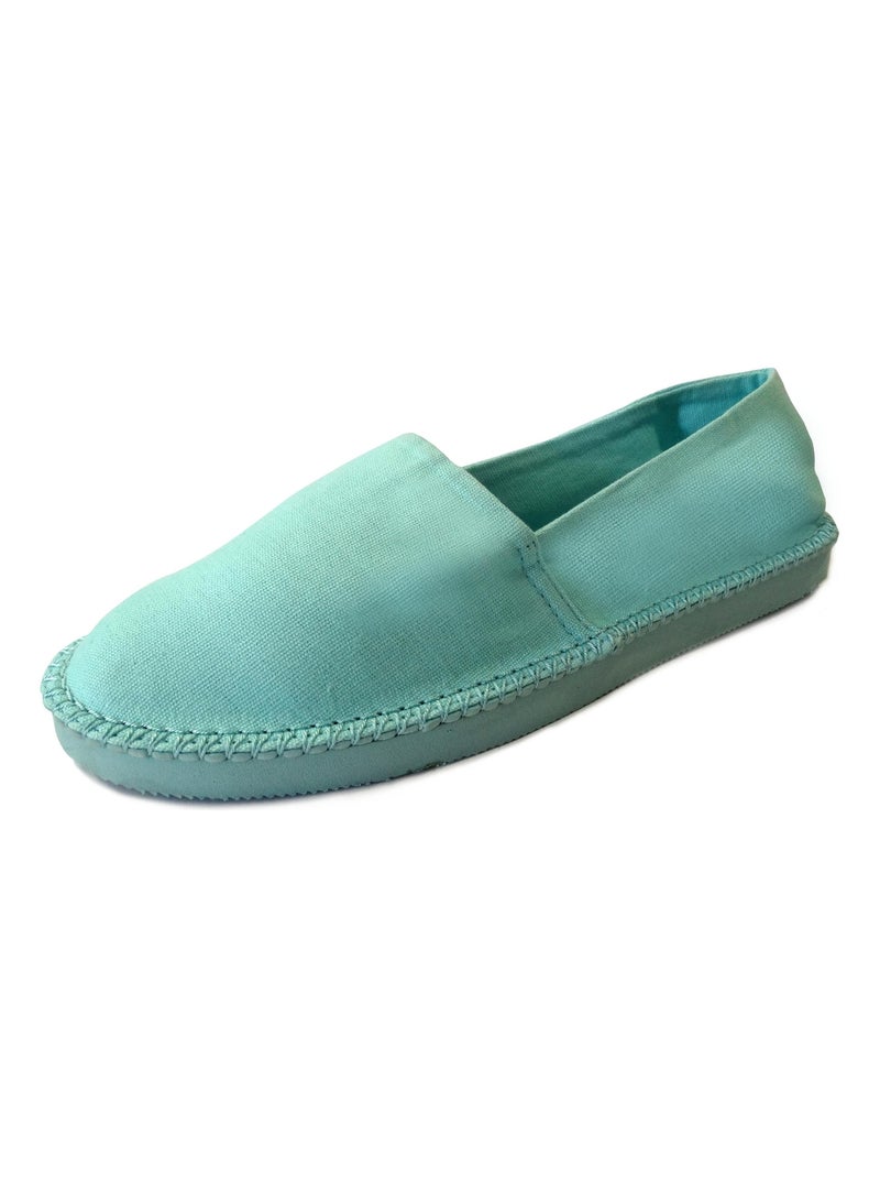 Alpargatas unisex Brasileras con suela de goma Azul cielo - Kiabi