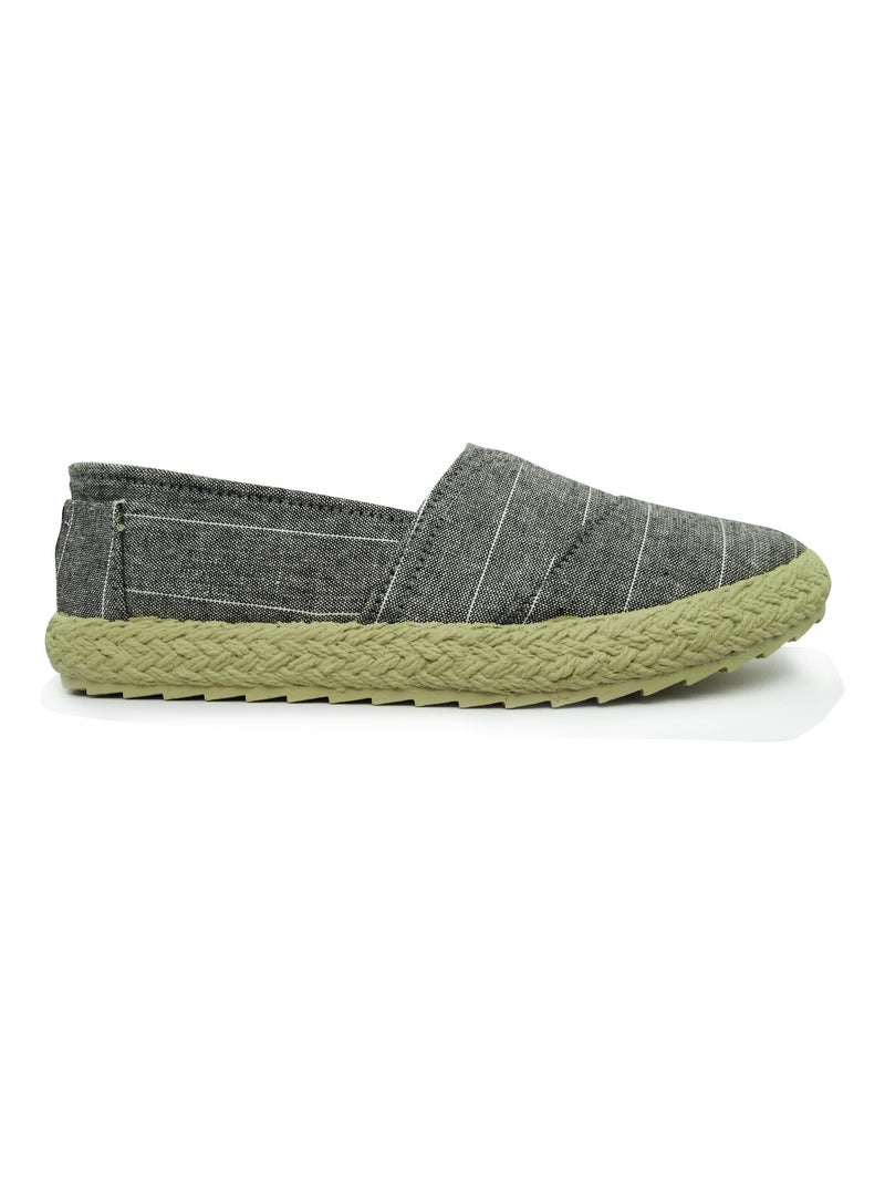 Alpargatas unisex Brasileras con suela de goma Gris - Kiabi