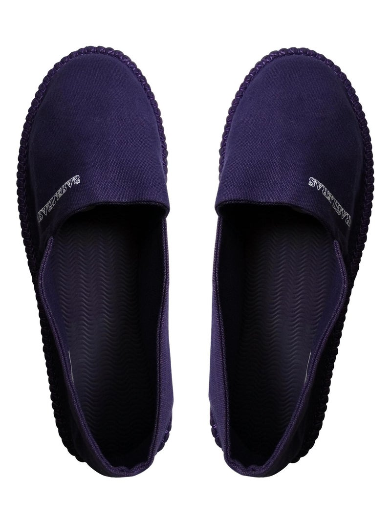 Alpargatas unisex Brasileras con suela de goma Malva lila - Kiabi